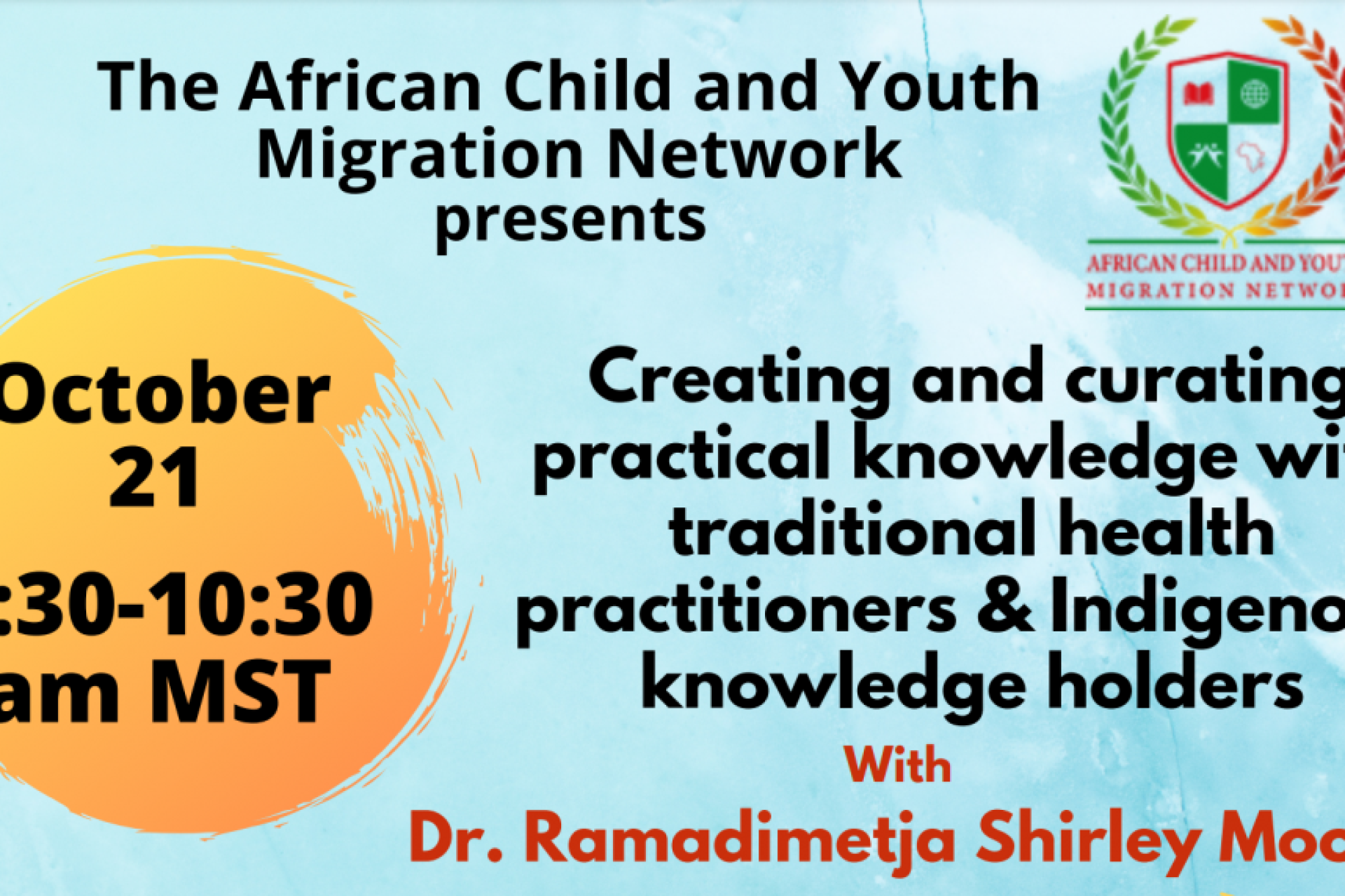 African Child and Youth Migration Network event